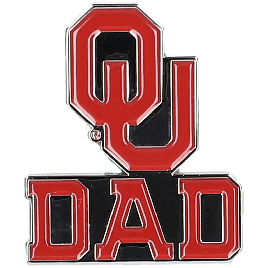 University of Oklahoma Logo Dad Pin