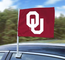 Load image into Gallery viewer, University of Oklahoma Car Flag