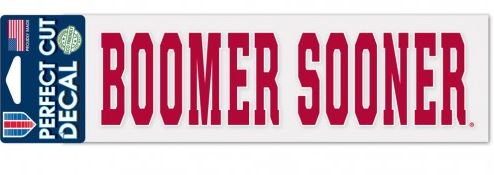 University of Oklahoma Boomer Sooner PC 3x10 Decal