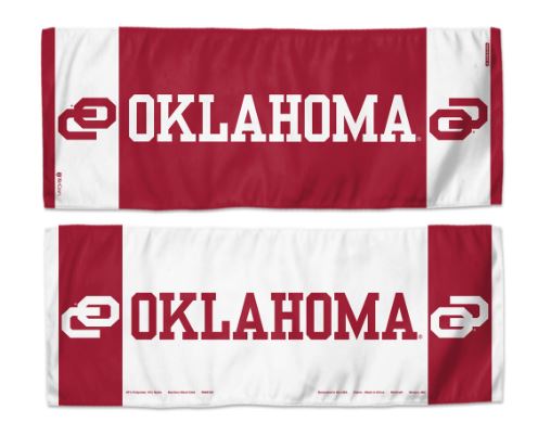 University of Oklahoma 12 x 30  Double Sided Cooling Towel