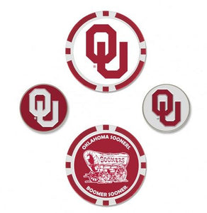 University of Oklahoma Golf Ball Marker Set