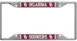 University of Oklahoma Carbon License Plate Frame