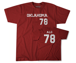 University of Oklahoma Jocelyn Alo Name & Number Tee