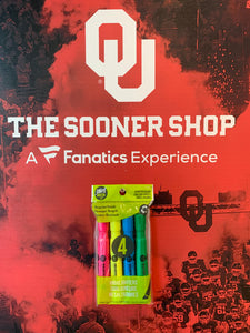 University of Oklahoma 4pck Highlighter Assorted Colors