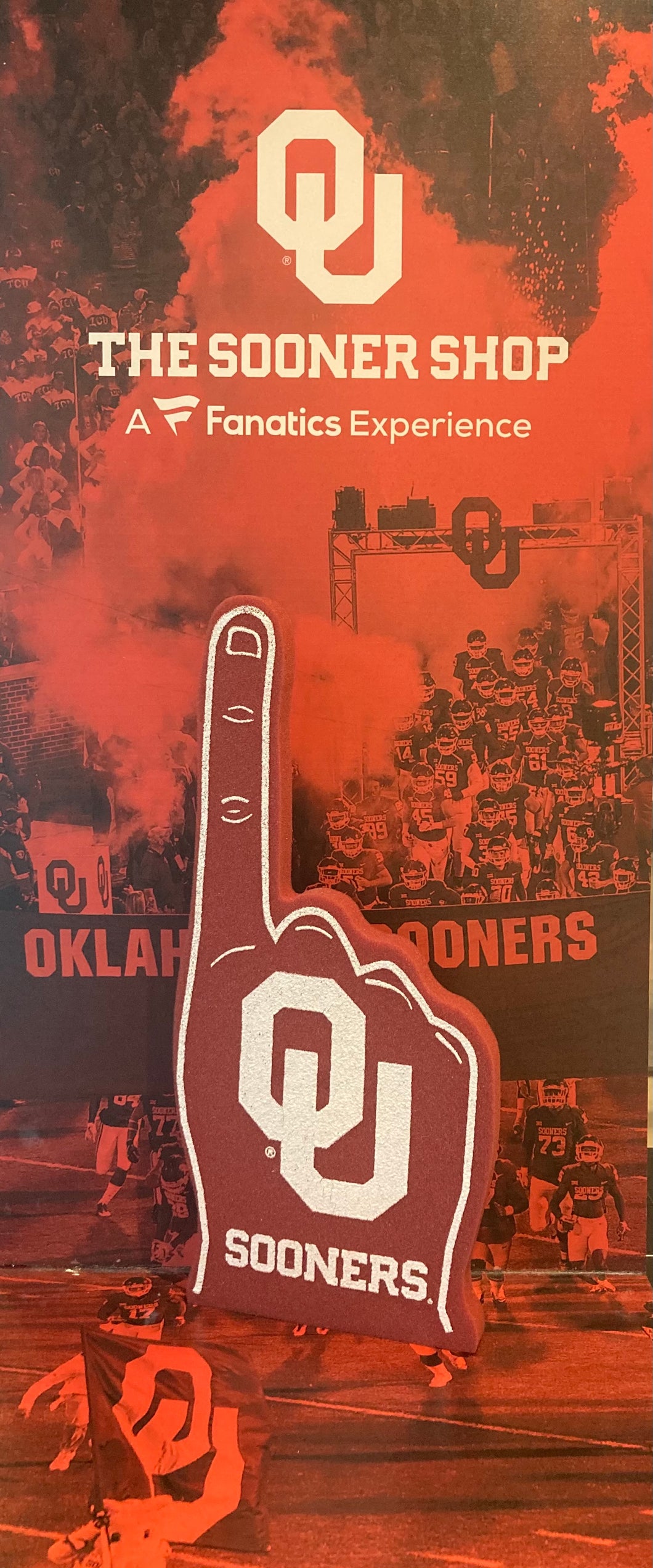 University of Oklahoma WinCraft Team Pride Foam Finger